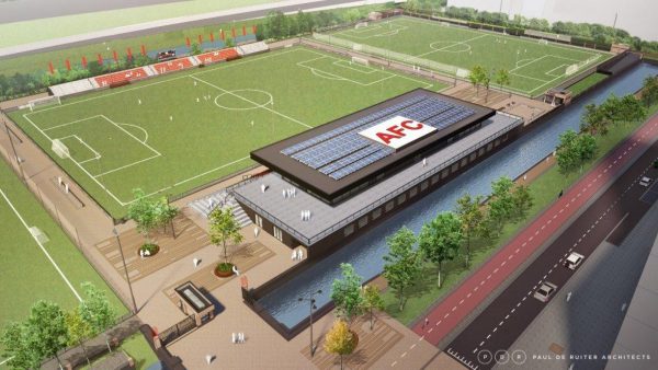 Contractondertekening bouw nieuw clubhuis AFC